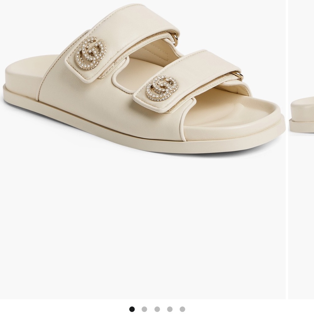 Gucci Pave GG logo slide sandal